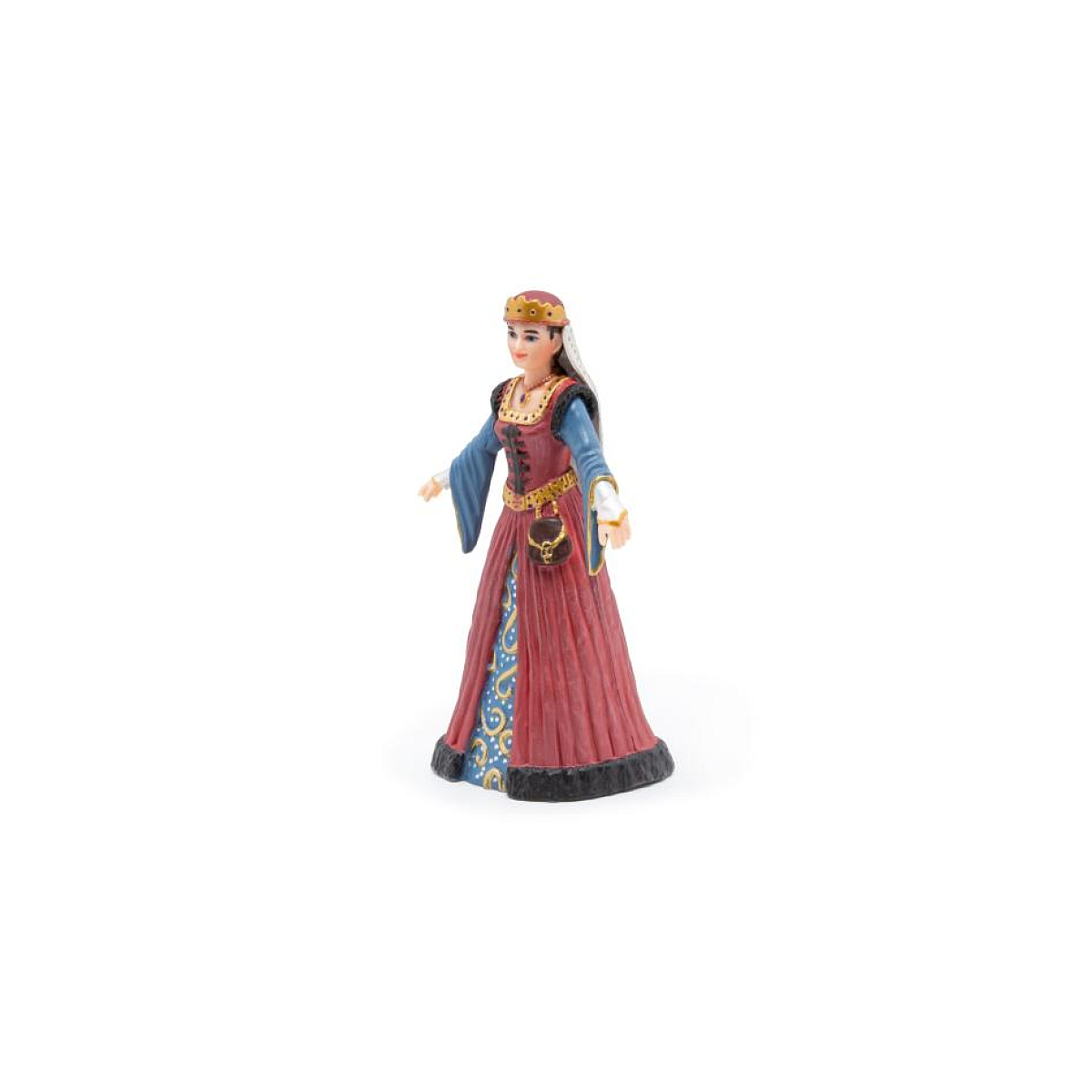 Figurine Reine médiévale rouge, PAPO