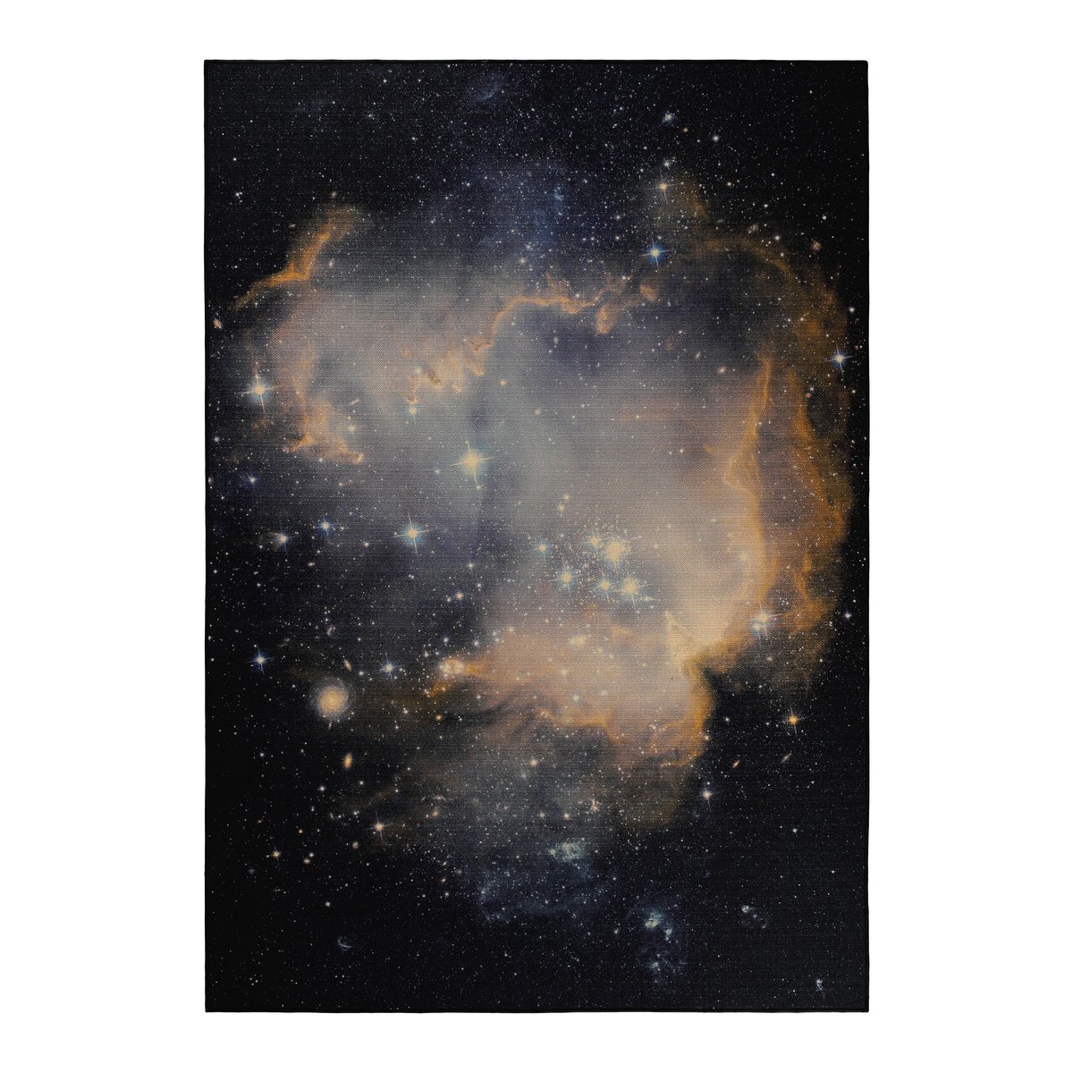 Tapis gamer galaxie design , Galactic Glow noir-multicolore, WECON HOME