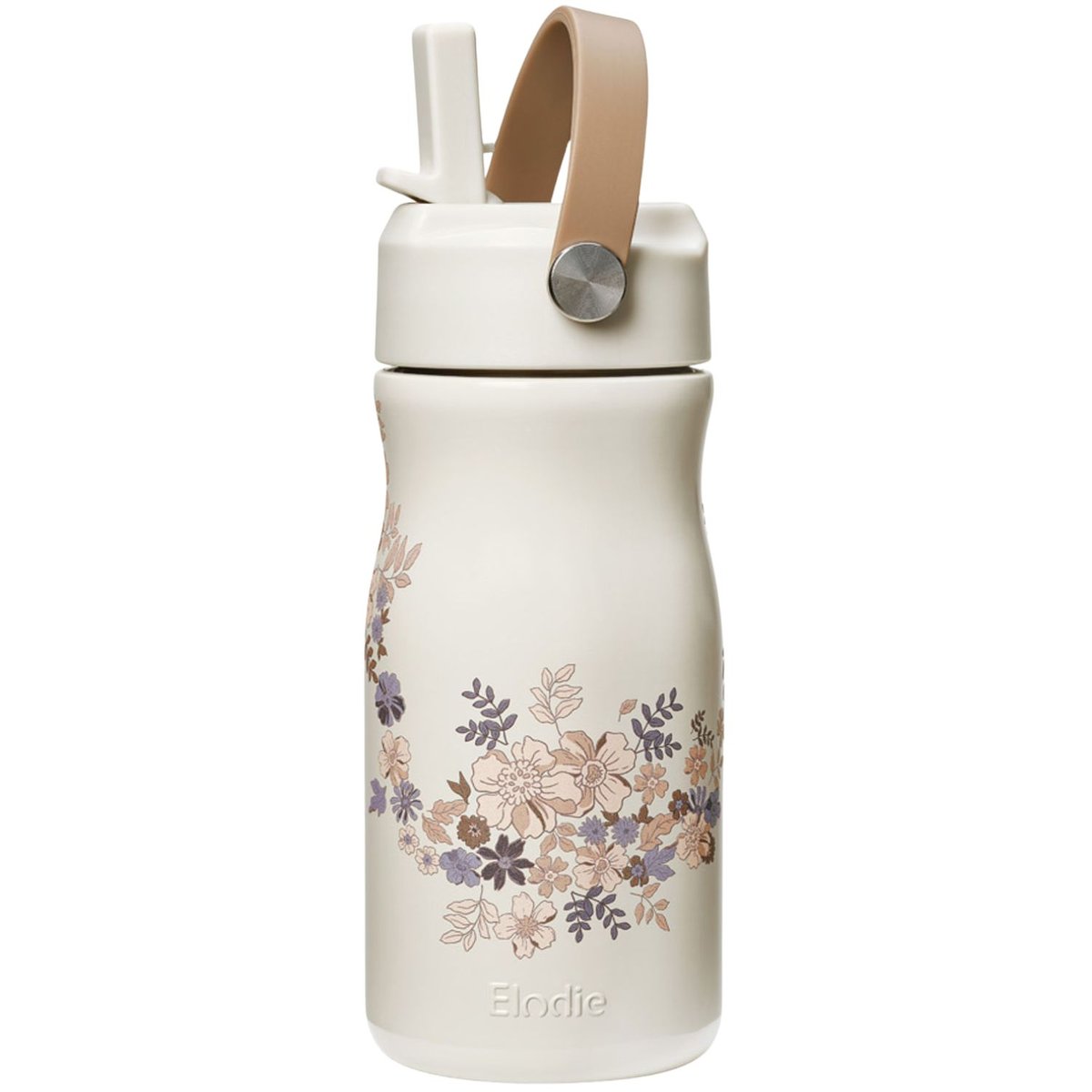 Gourde isotherme ecru, rose, violet, ELODIE DETAILS