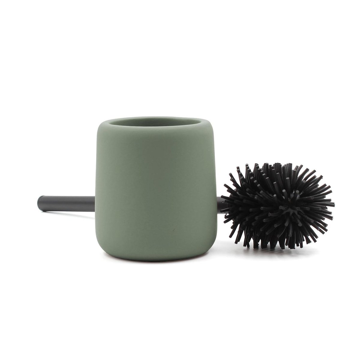 Brosse WC en céramique BERKELEY vert, TOILINUX