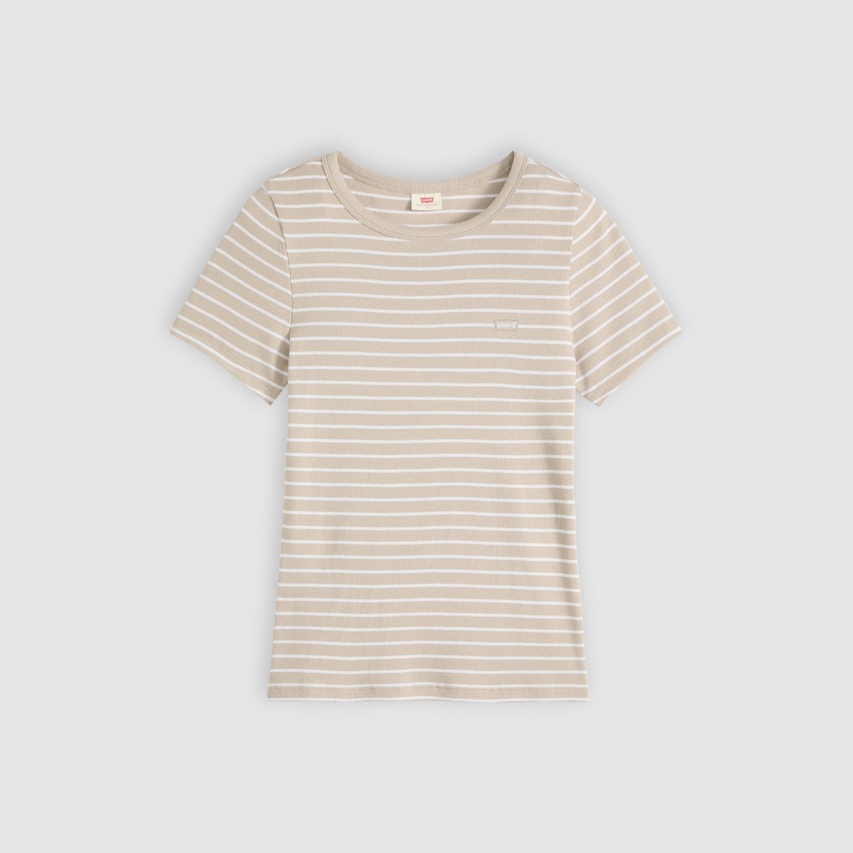 T-shirt Hayes beige - gemini stripe chateau gray, LEVI'S