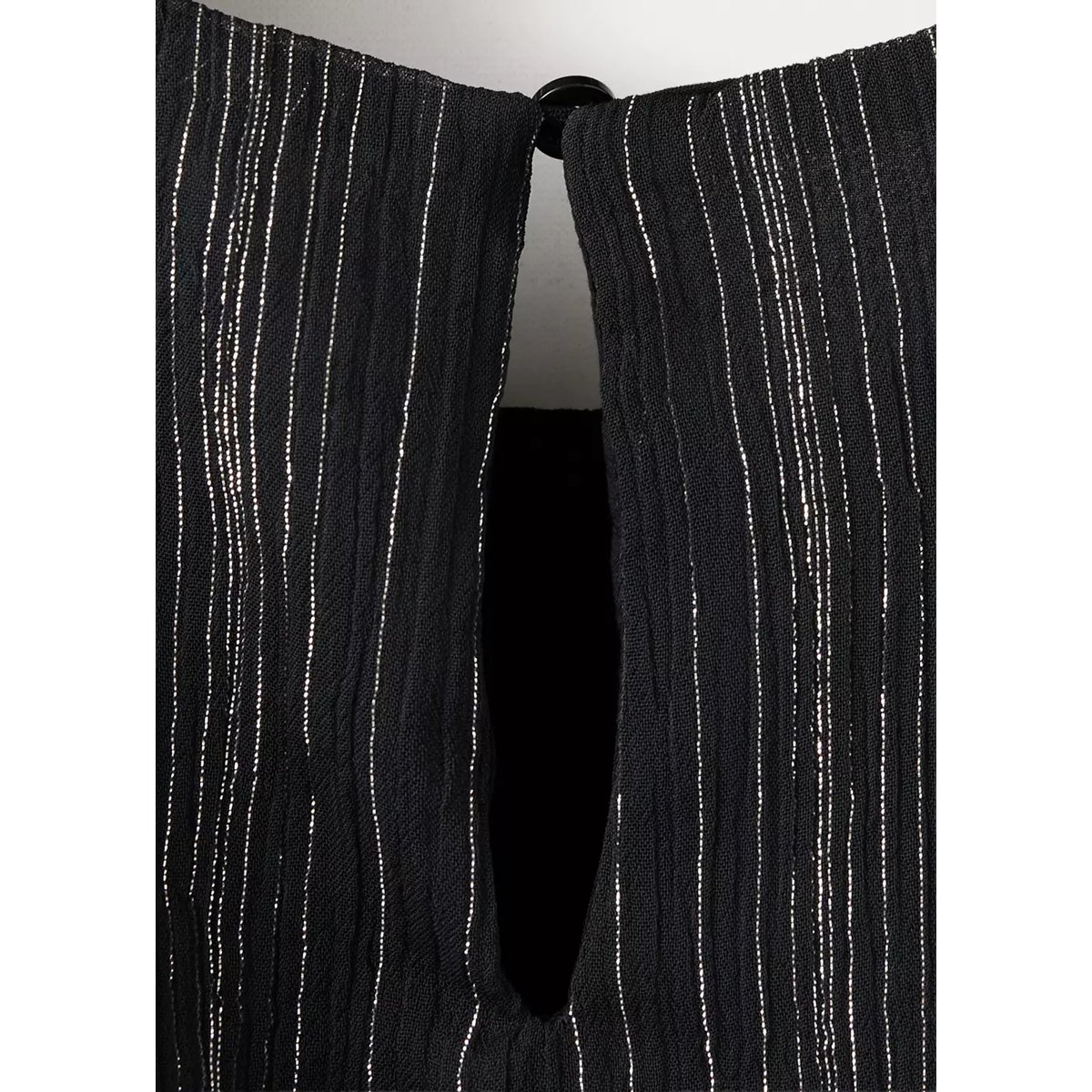 Top en gaze fil textile noir, MANGO TEEN