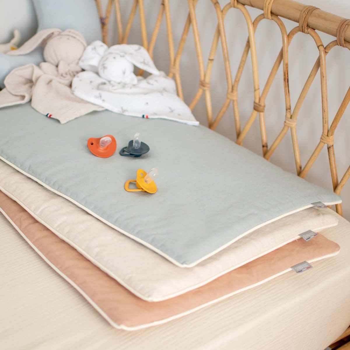 Couette et oreiller - prêt à dormir en lin lavé LIN LINO beige, SEVIRA KIDS