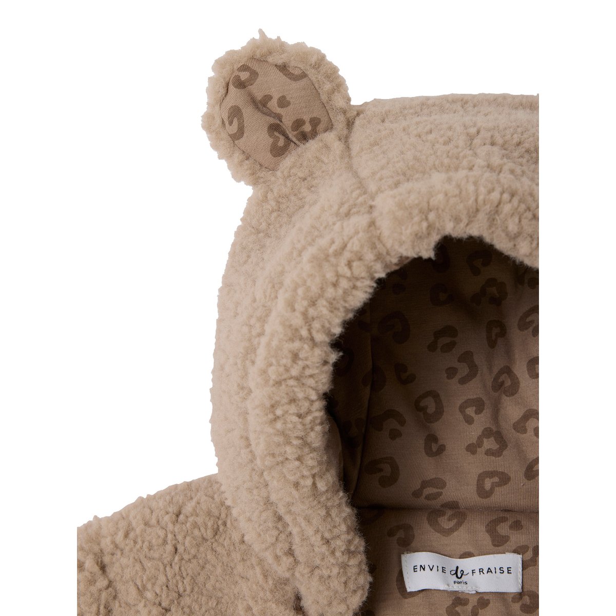 Combi-pilote mixte doublée léopard capsule famille taupe, ENVIE DE FRAISE