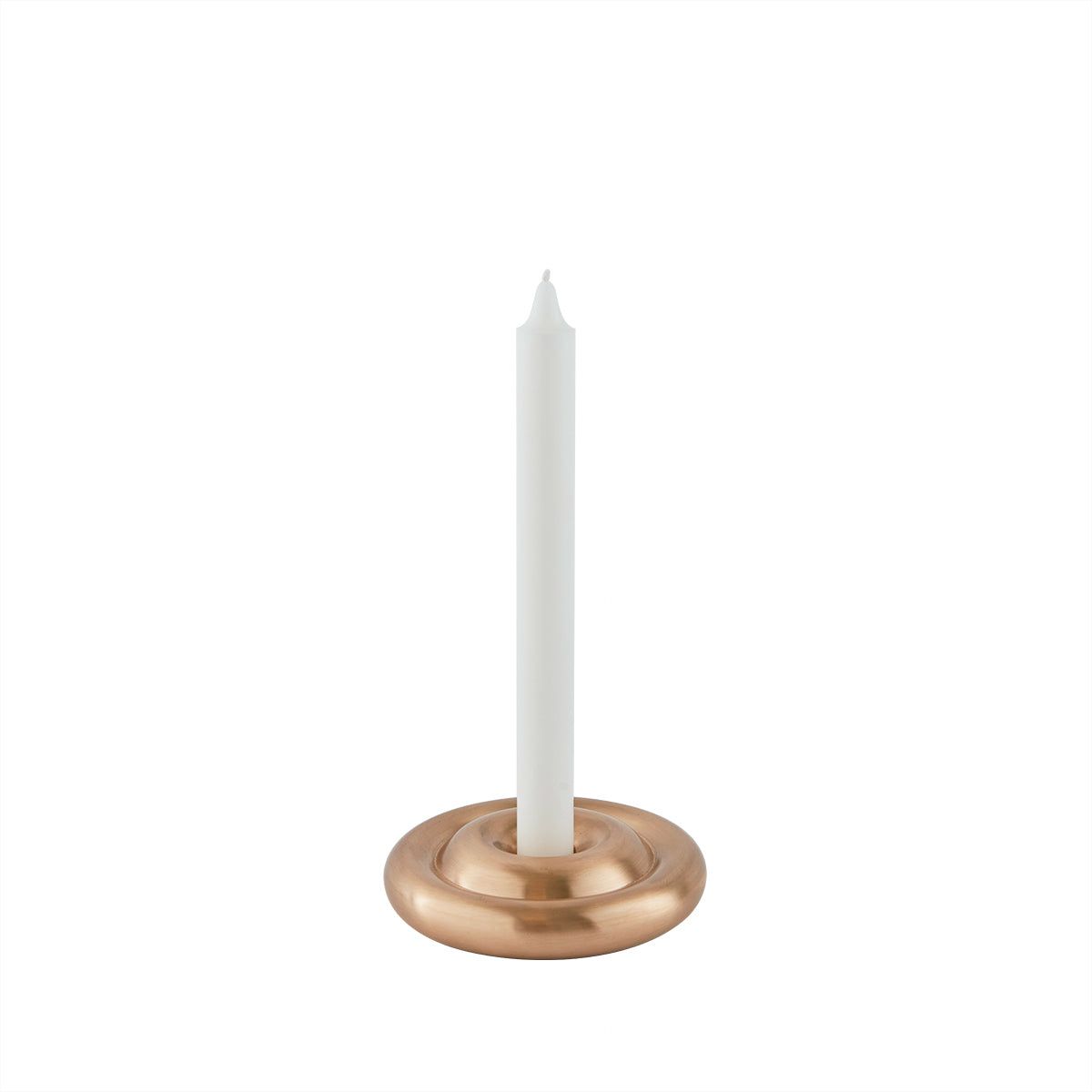 Bougeoir en laiton décoratif LIVING beige, OYOY LIVING DESIGN