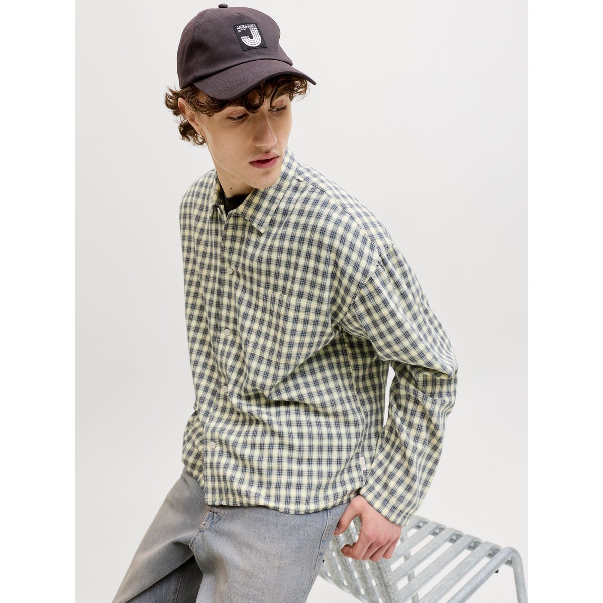 Chemise odyssey gray, JACK & JONES