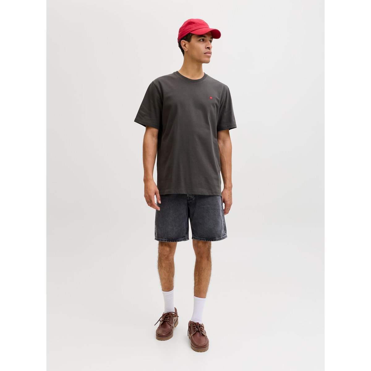 Short En Denim grey denim, JACK & JONES