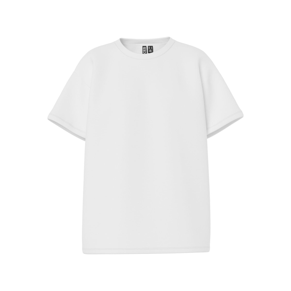T-Shirt Oversize bright white, PIECES