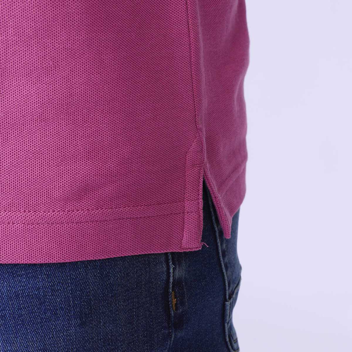 Polo Collin mauve, MISE AU GREEN