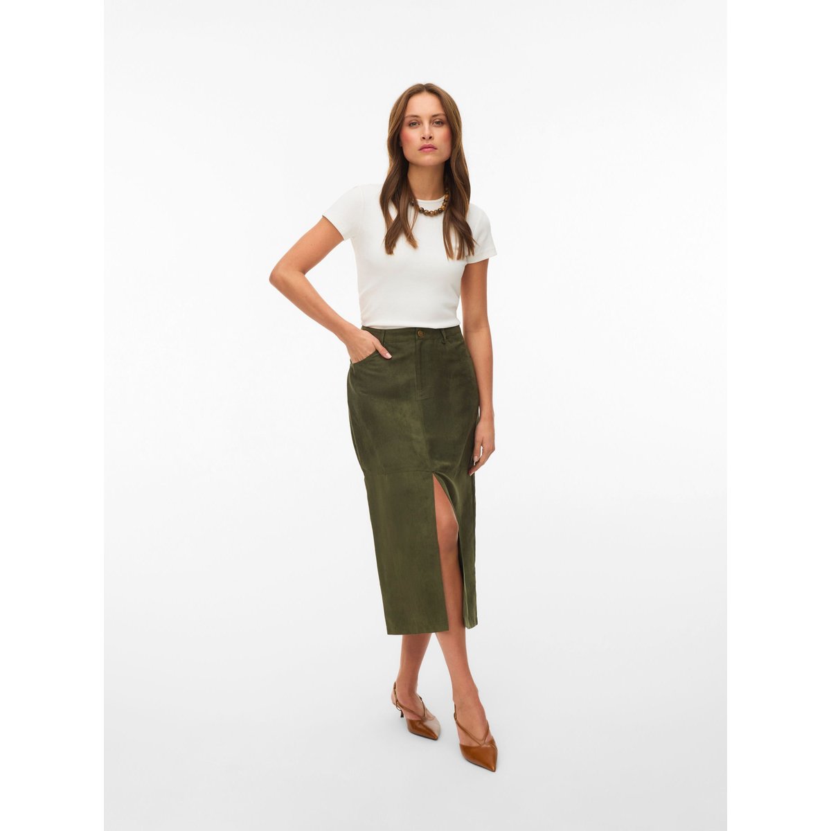 Jupe olive night, VERO MODA