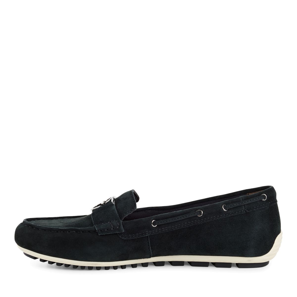 Mocassin en cuir bleu marine, TAMARIS