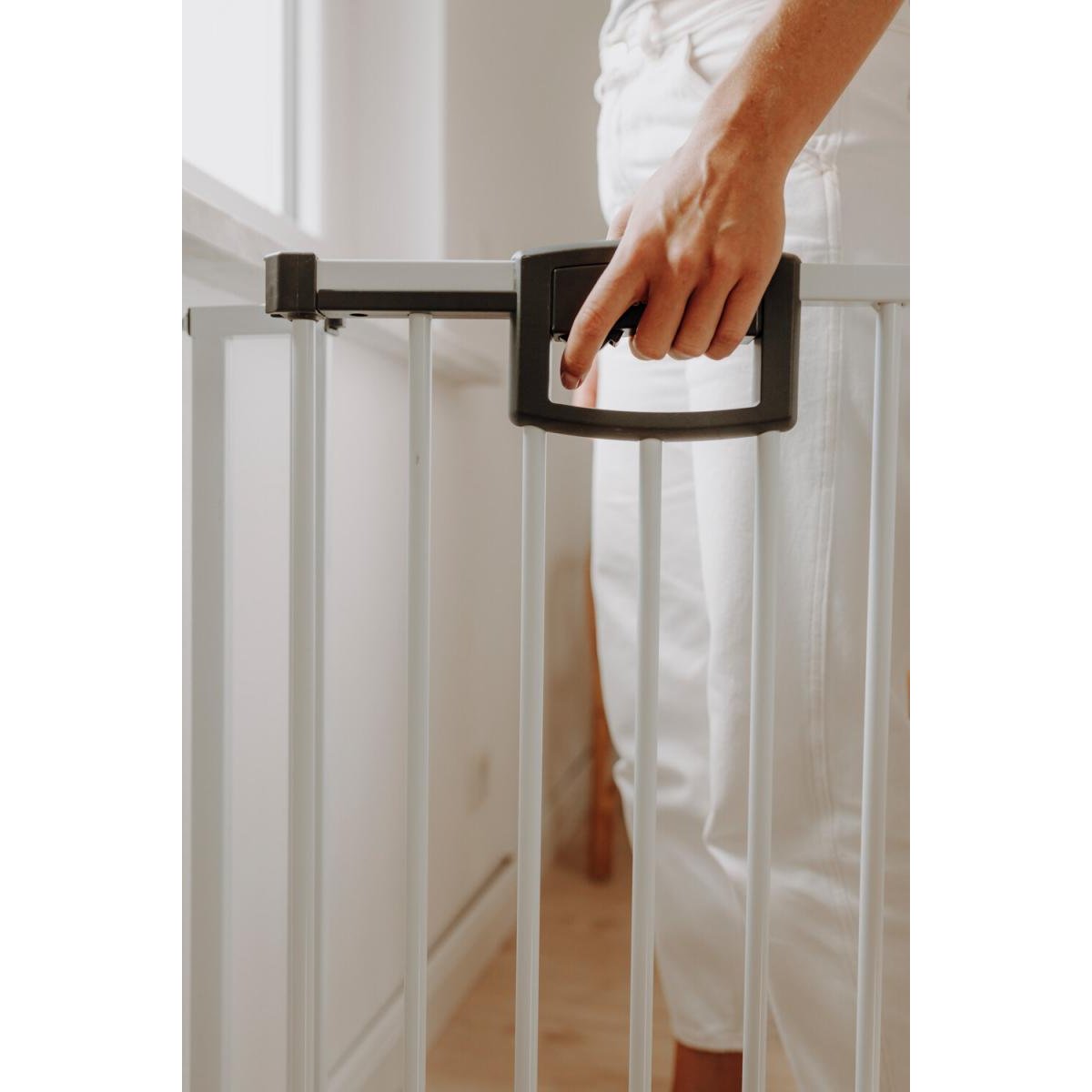 Barrière de porte à pression Easylock Plus métal160,5 cm 168,5 cm couleur unique, GEUTHER