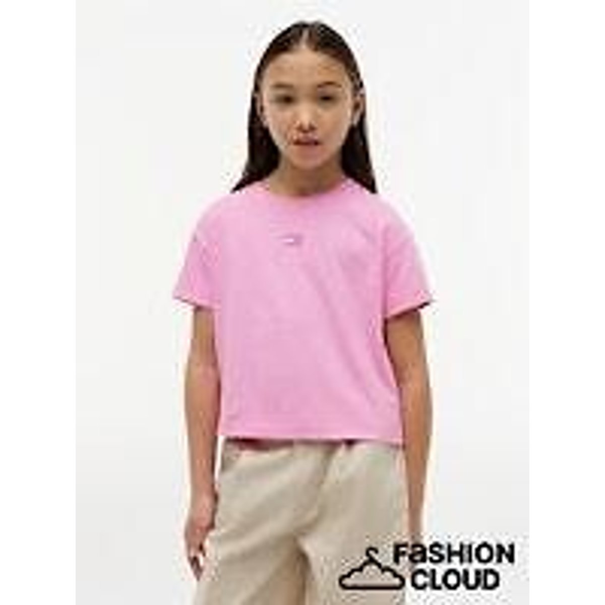 T-shirt met korte mouwen roze, TOMMY HILFIGER