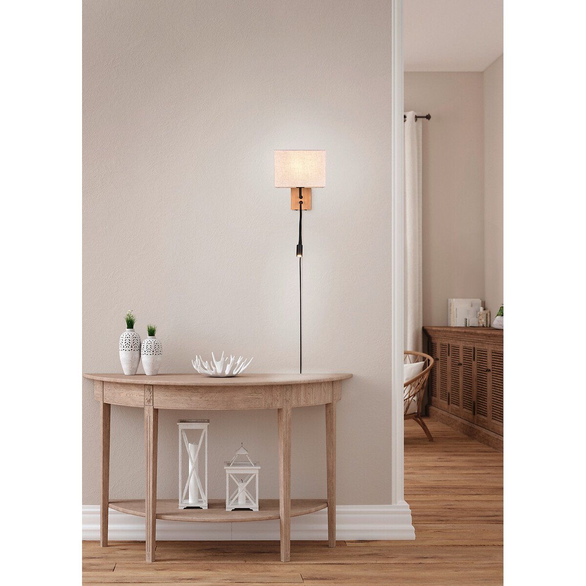 Aplique Nilan, da Trio Lighting natural, TRIO LIGHTING