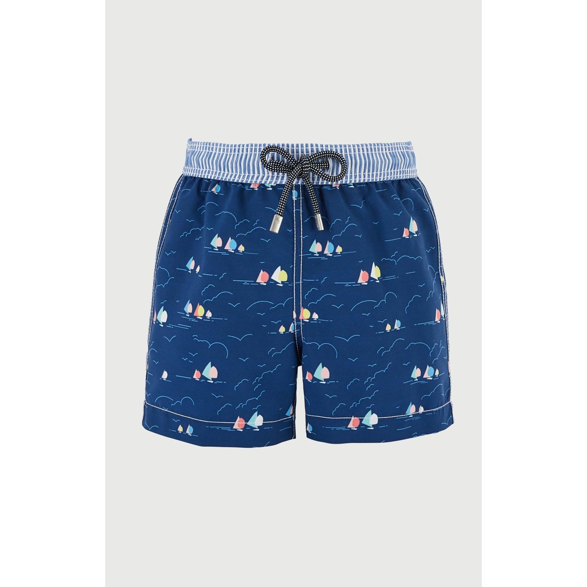 Short de bain enfant imprimé Tranquill'été marine, ARTHUR