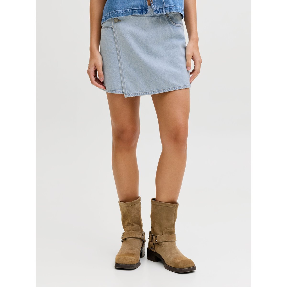 Jupe-Short light blue denim, JJXX