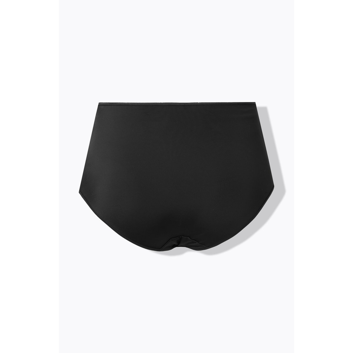 Culotte maxi à effet métallisé et dentelle noir, ULLA POPKEN