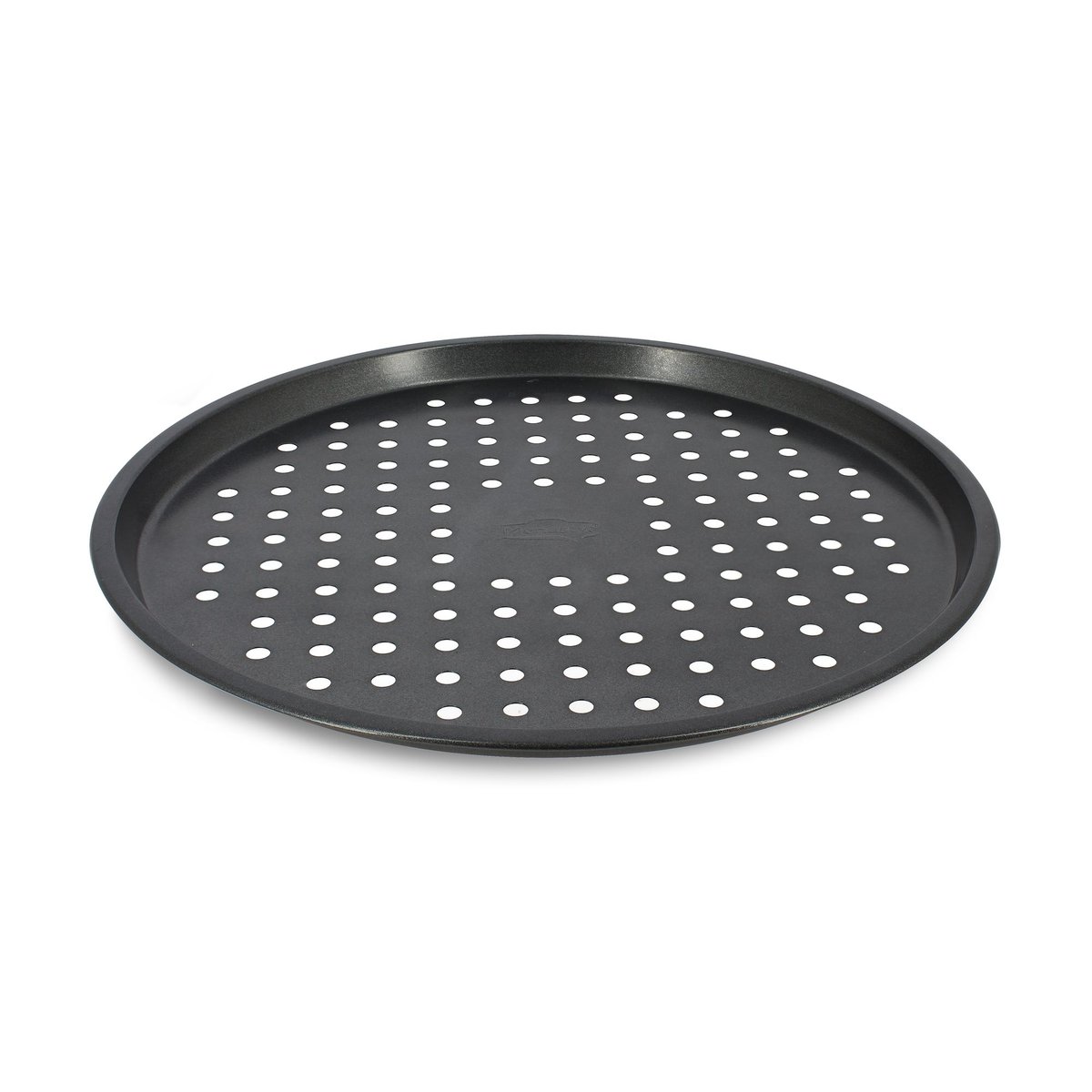 Plaque à pizza 33,5 cm en acier carbone, AMANDINE noir, MENASTYL