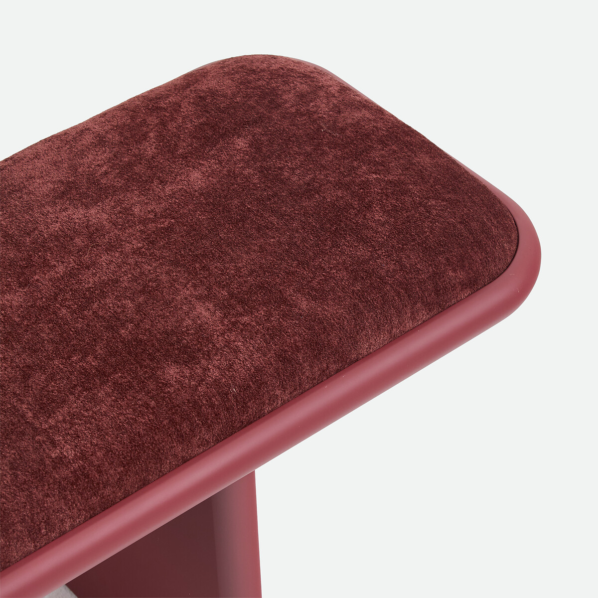 Banco XL de MDF lacado en mate, 230 cm de largo, MARVELA rojo, LA REDOUTE INTERIEURS