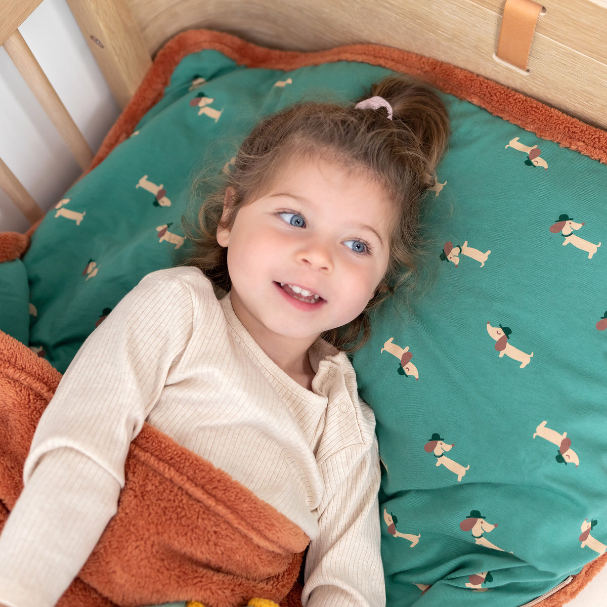 Sac de couchage nomade bébé - TOG 3 Cocon moelleux noisette, BEMINI