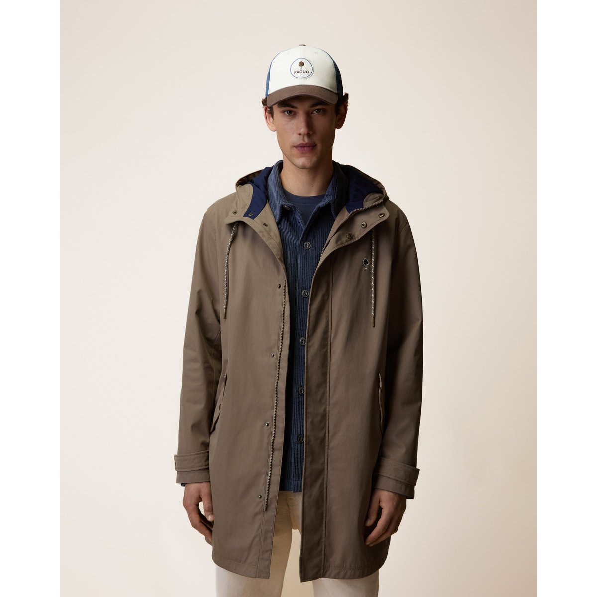 Veste taupe, FAGUO