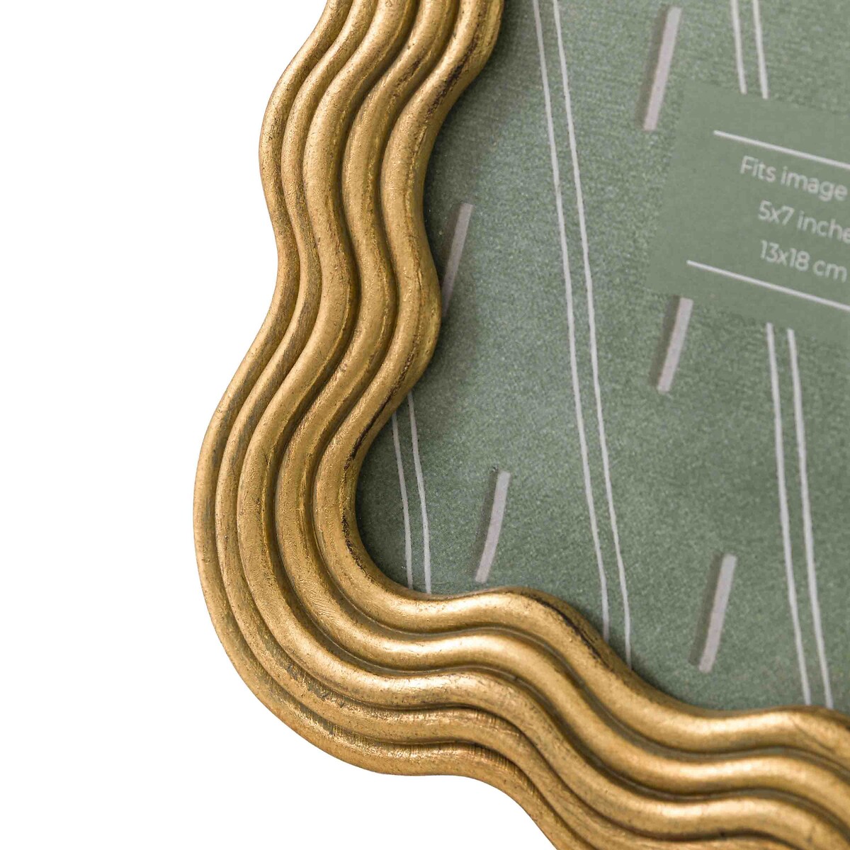 5x7" Padula Wave Photoframe gold-coloured, ÉDITÉ
