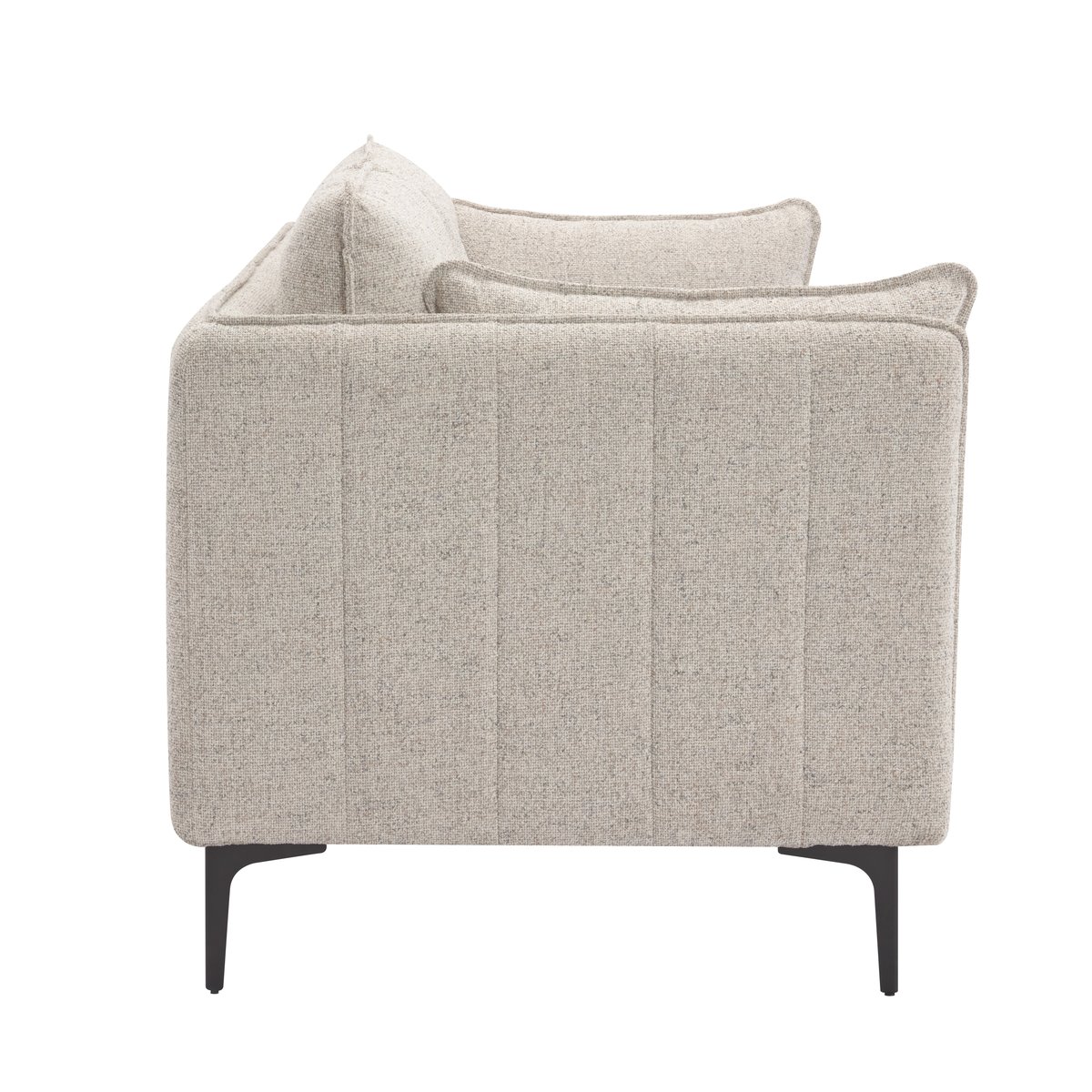 Canapé en métal et tissu, NUUK gris, NORDLYS