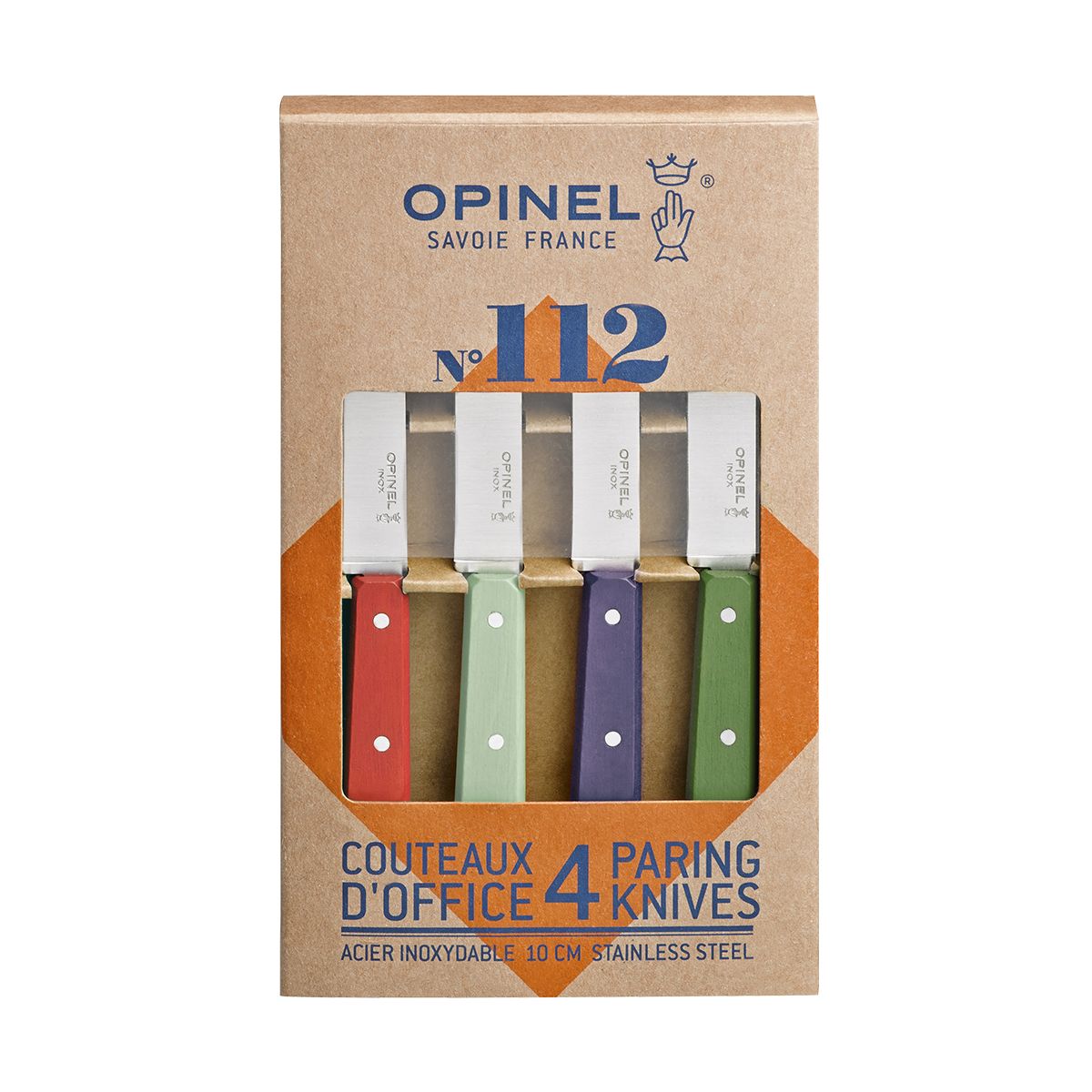 Couteau Coffret de 4 pcs N112 Paysage couleur unique, OPINEL
