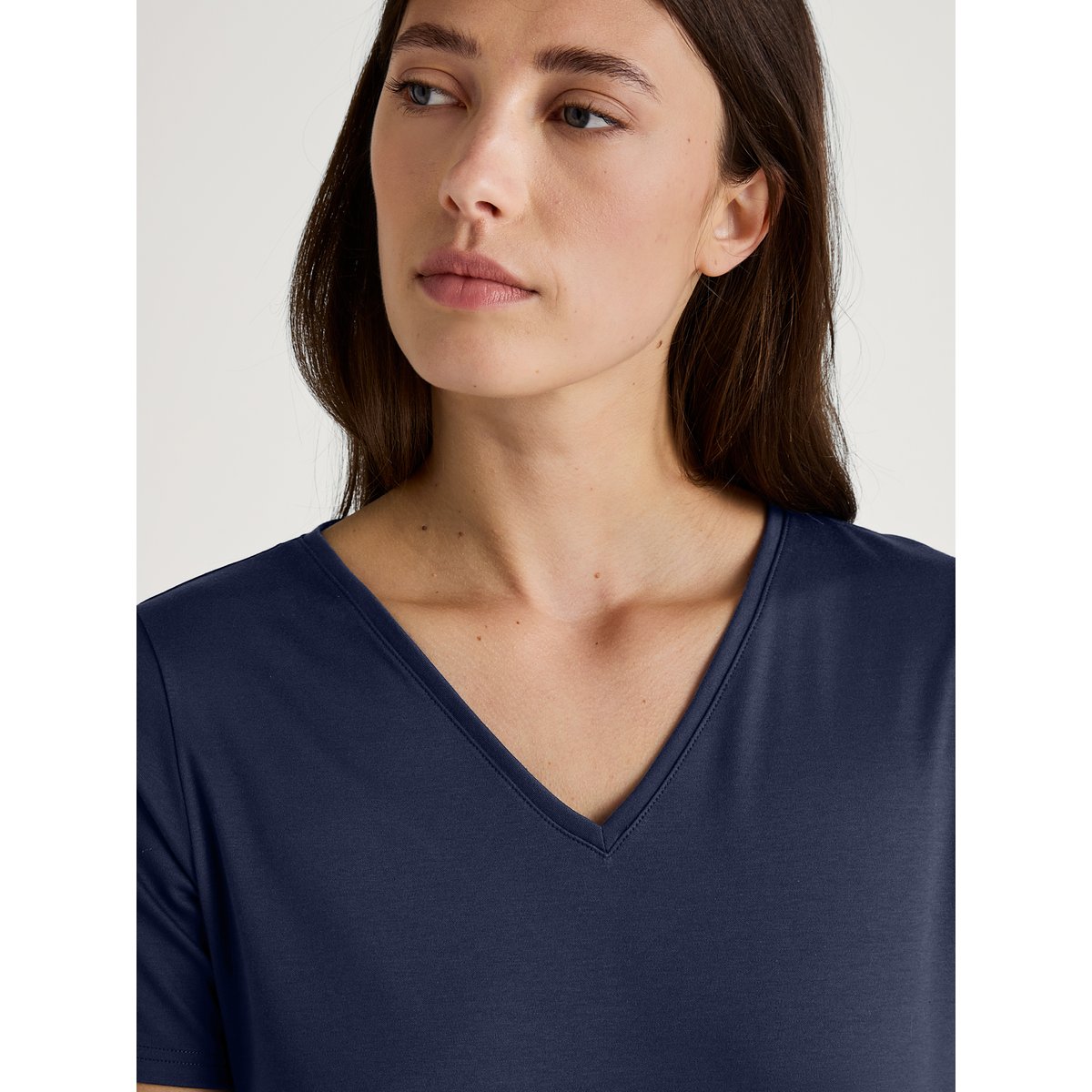 T-shirt manches courtes Coton FAVOURITES TILES peacoat blue, CALIDA