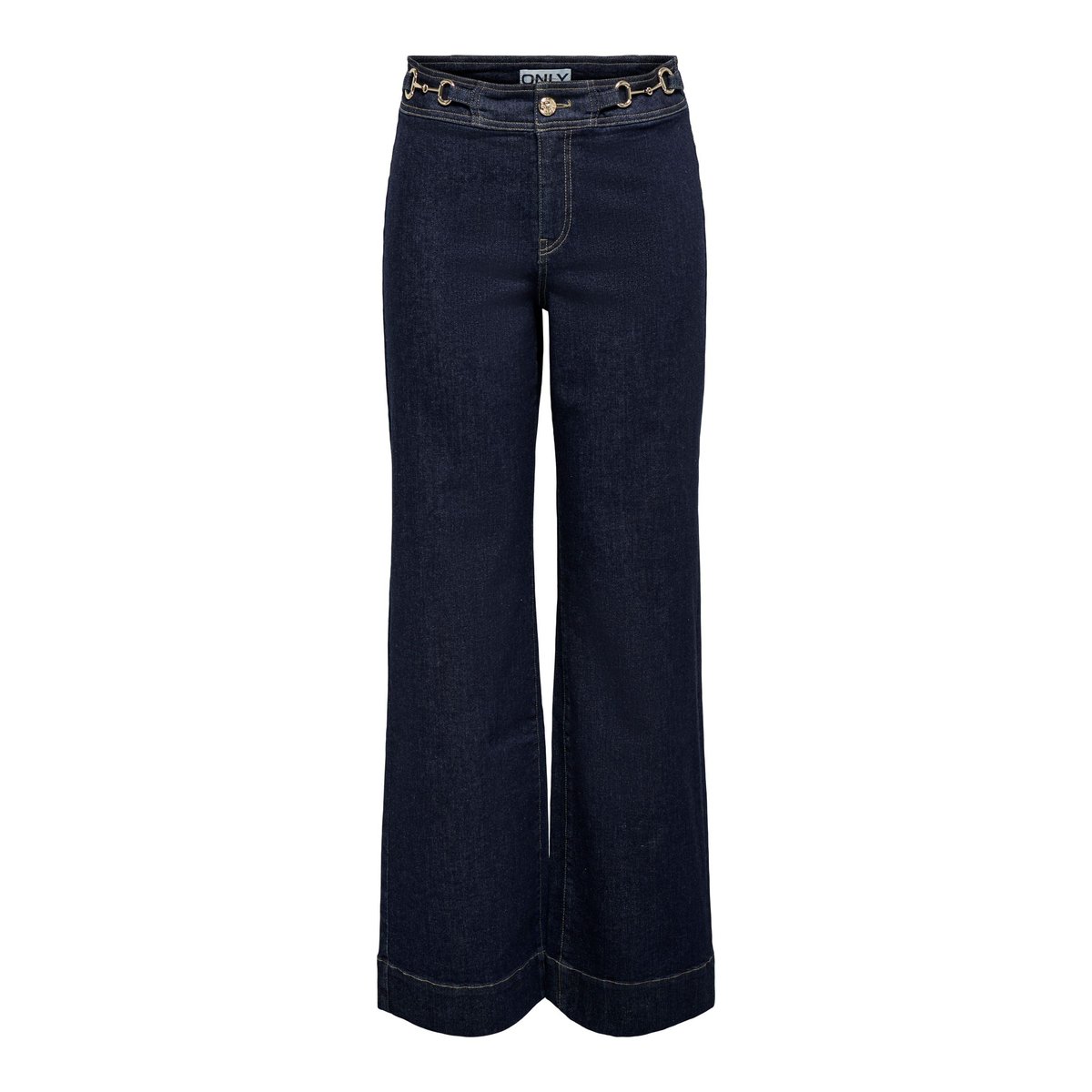 Jean À Jambe Large dark blue denim, ONLY
