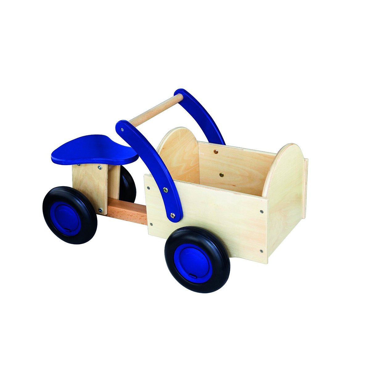 Porteur naturel et bleu bleu, NEW CLASSIC TOYS