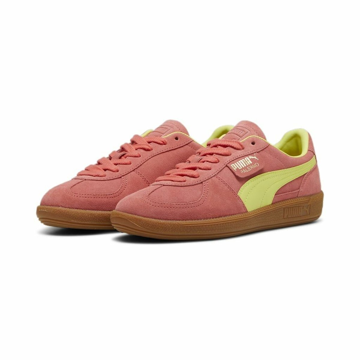 Baskets cuir Palermo rose fluo, PUMA
