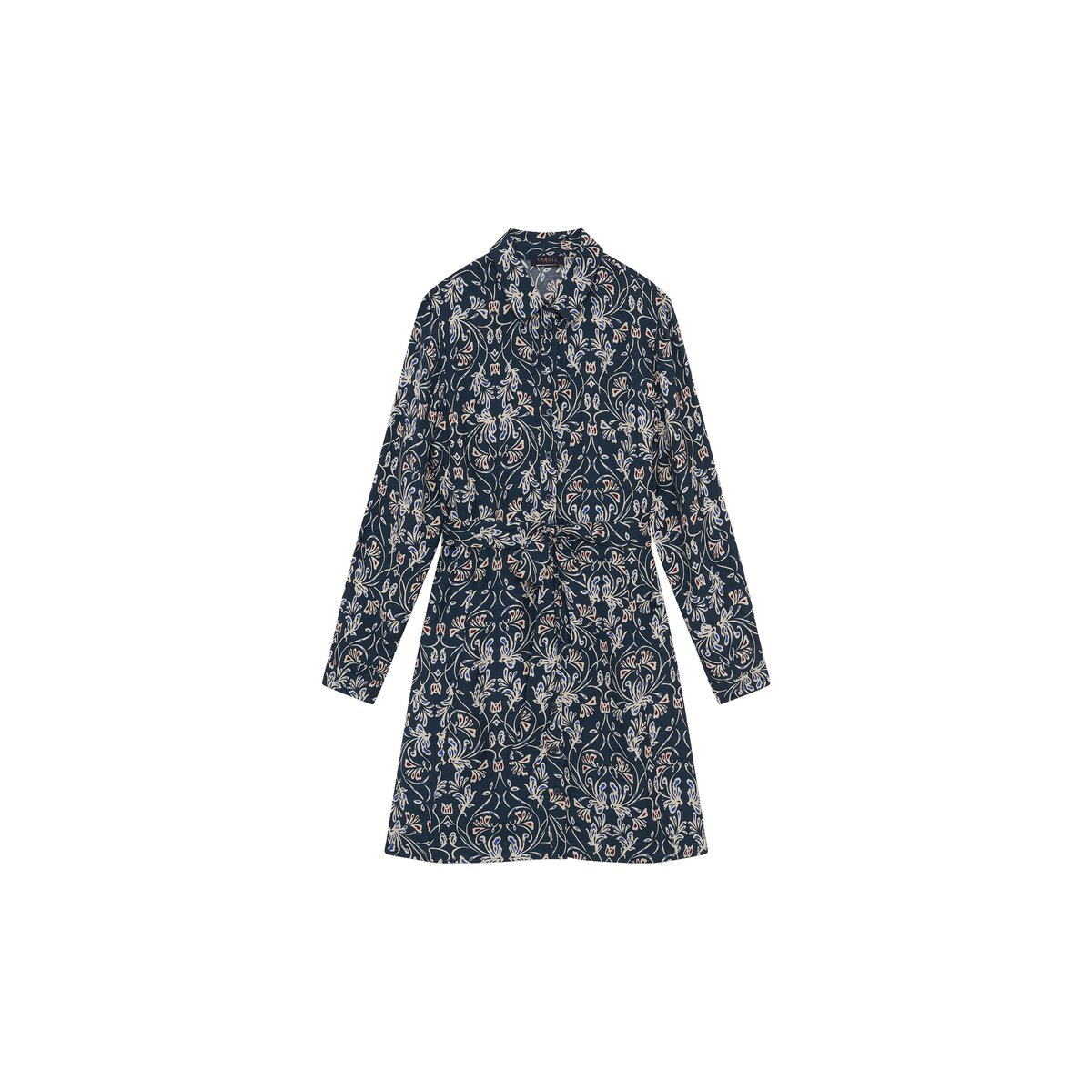 Robe courte indispensable ROMA bleu marine, CAROLL