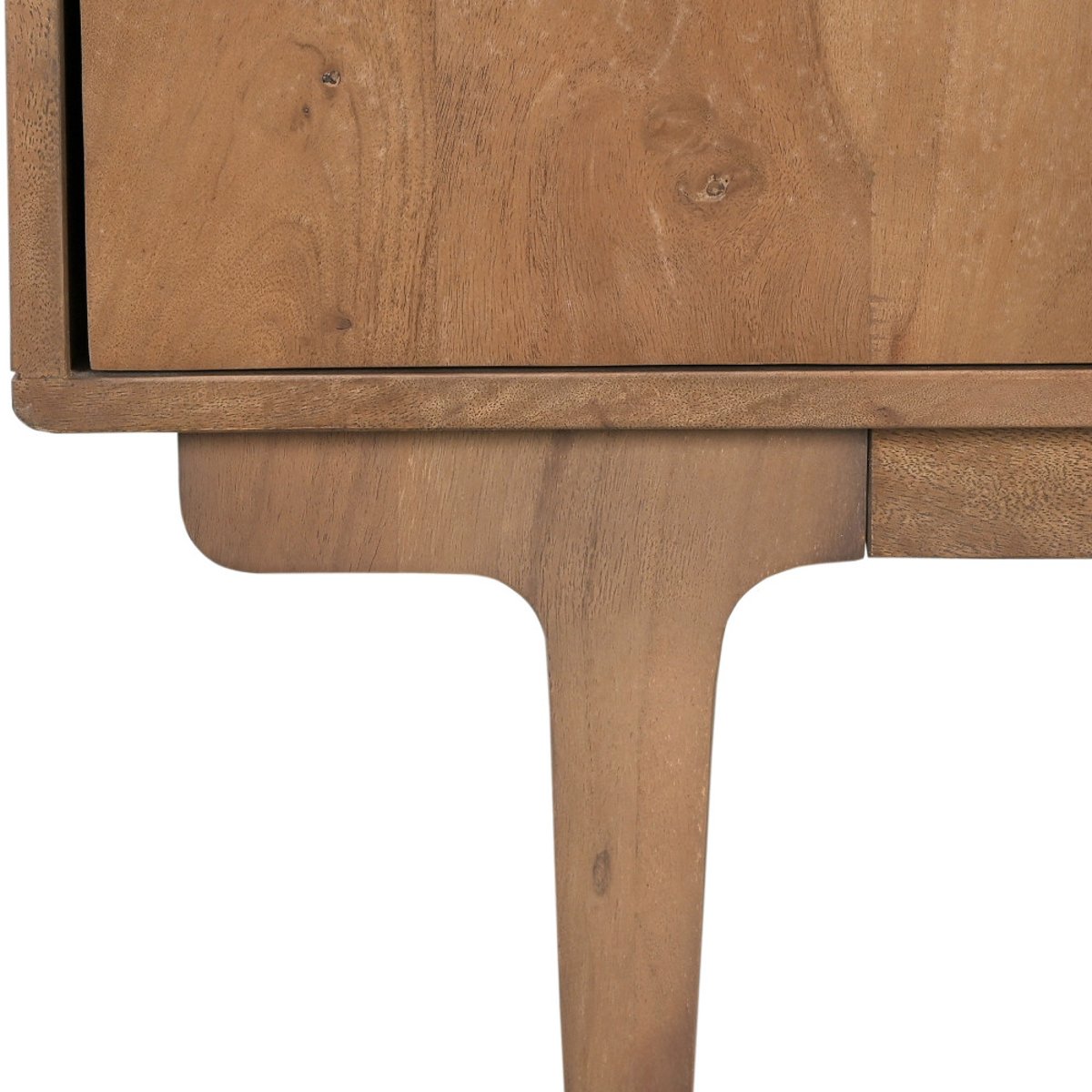 Meuble tv 4 portes en bois massif L150cm- BOGOR bois, DRAWER