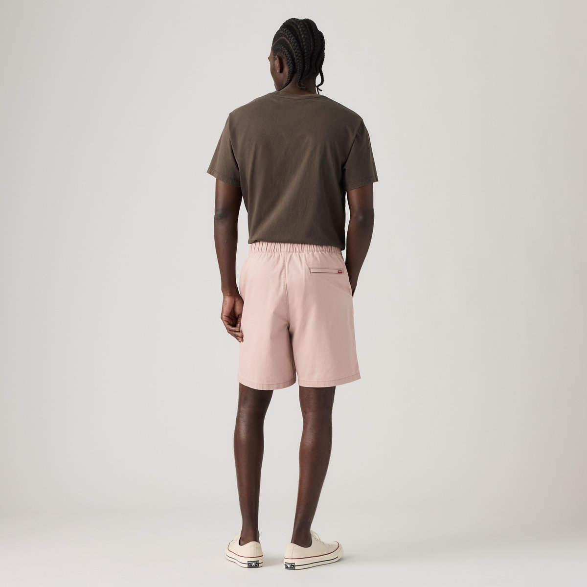 Short boxer coton et lin rose - fawn, LEVI'S