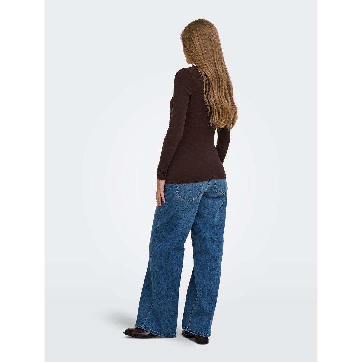 Top marron - bracken, ONLY