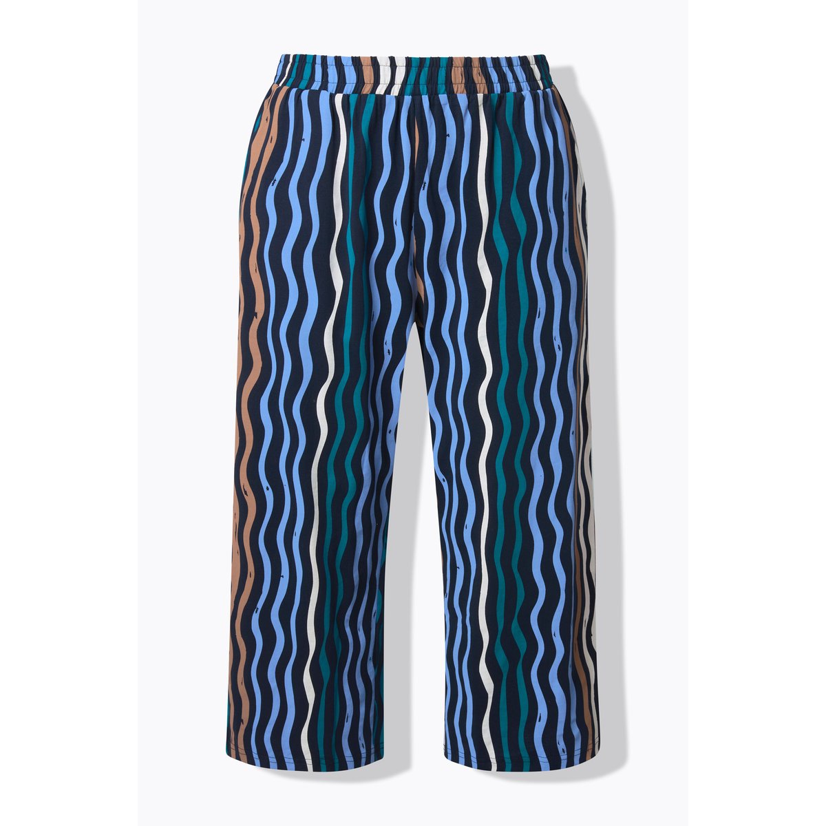 Jupe-culotte en jersey de coton bio marine, ULLA POPKEN