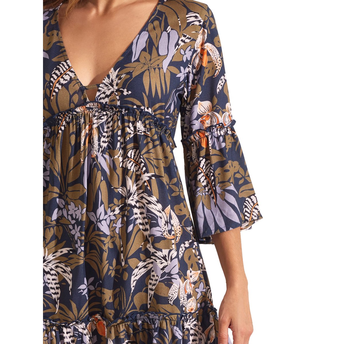 Tunique estivale AMAZONIA bleu marine, SELMARK MARE
