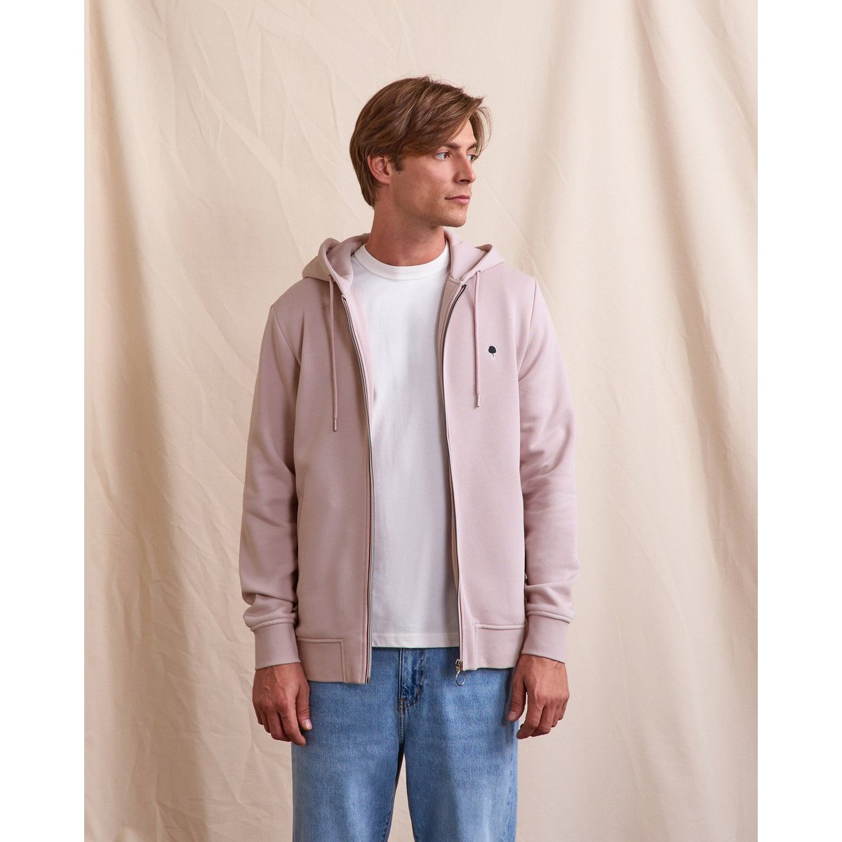 Sweat MESNIL rose grisé, FAGUO