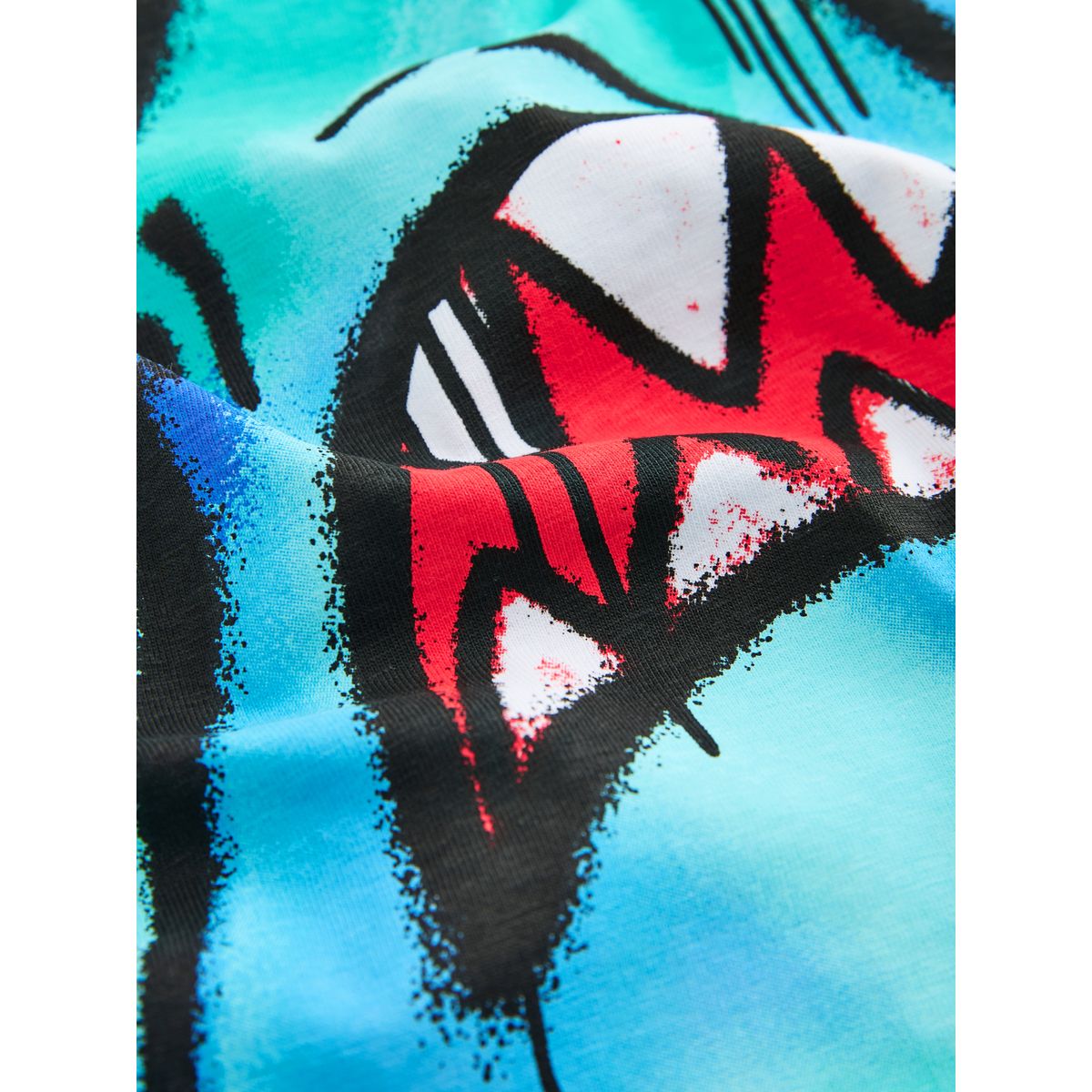 T-shirt jaws impression blanche au dos, NEXT