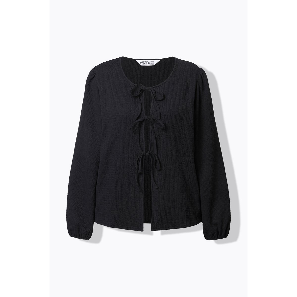 Blouse manches bouffantes noir, STUDIO UNTOLD