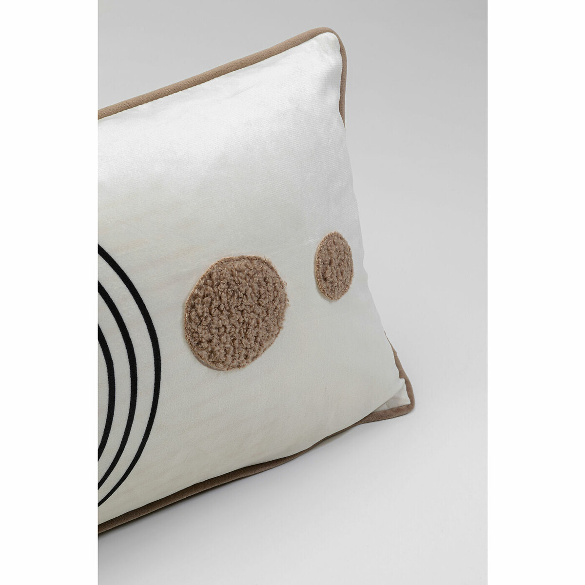 Coussin Magnet 50x30cm gris, KARE DESIGN