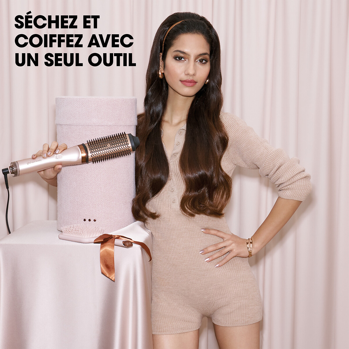 Coffret Brosse Soufflante Duet Blowdry Edition limitée Cashmere cashmere, GHD