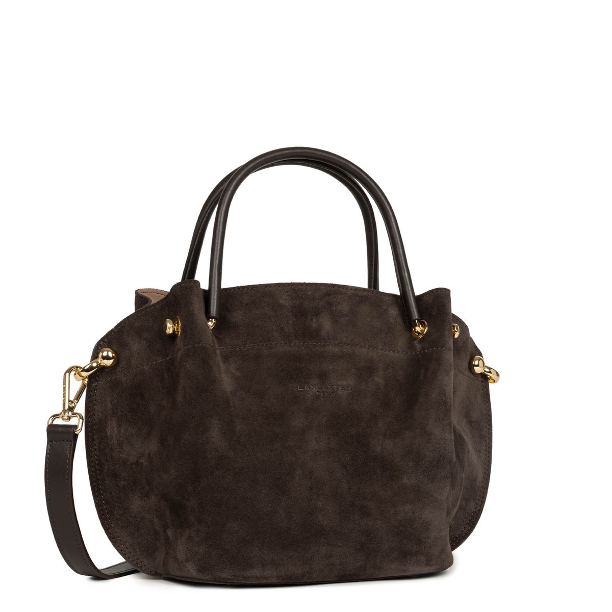 Sac à main, Made in France SUÈDE LOUISA marron, LANCASTER