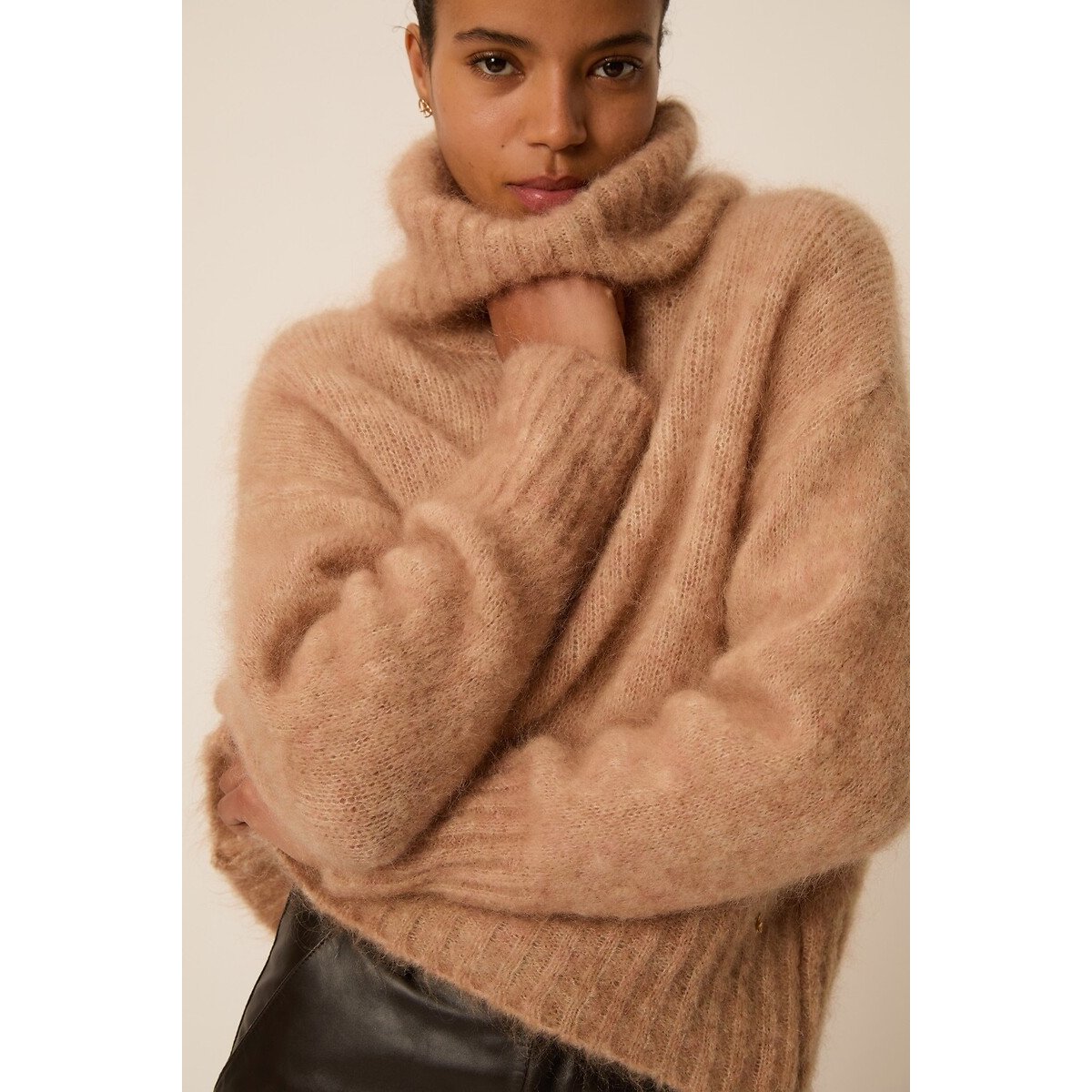 Pull col roulé, ALIRA blush, DES PETITS HAUTS