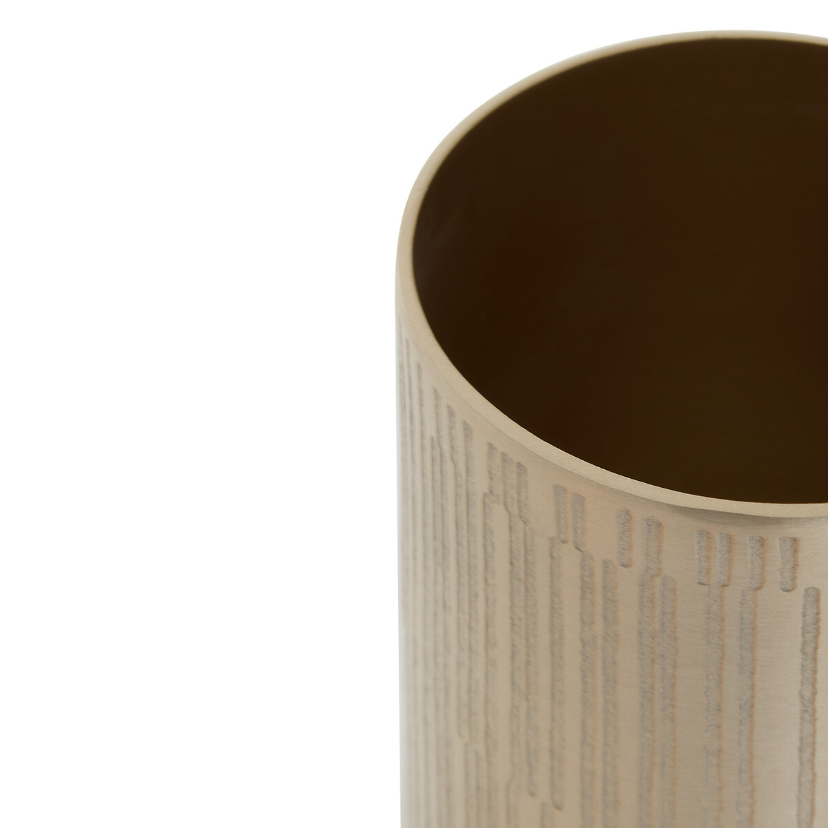 300ml Etched Line Champagne Finish Canister with Lid champagne, FIFTY FIVE SOUTH