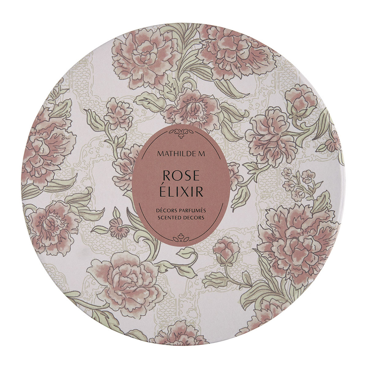 Coffret de 5 décors parfumés - Rose Élixir blanc, MATHILDE M