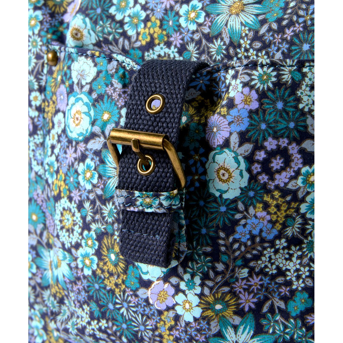 Sac Porté Croisé en Fleurs bleu, JOE BROWNS