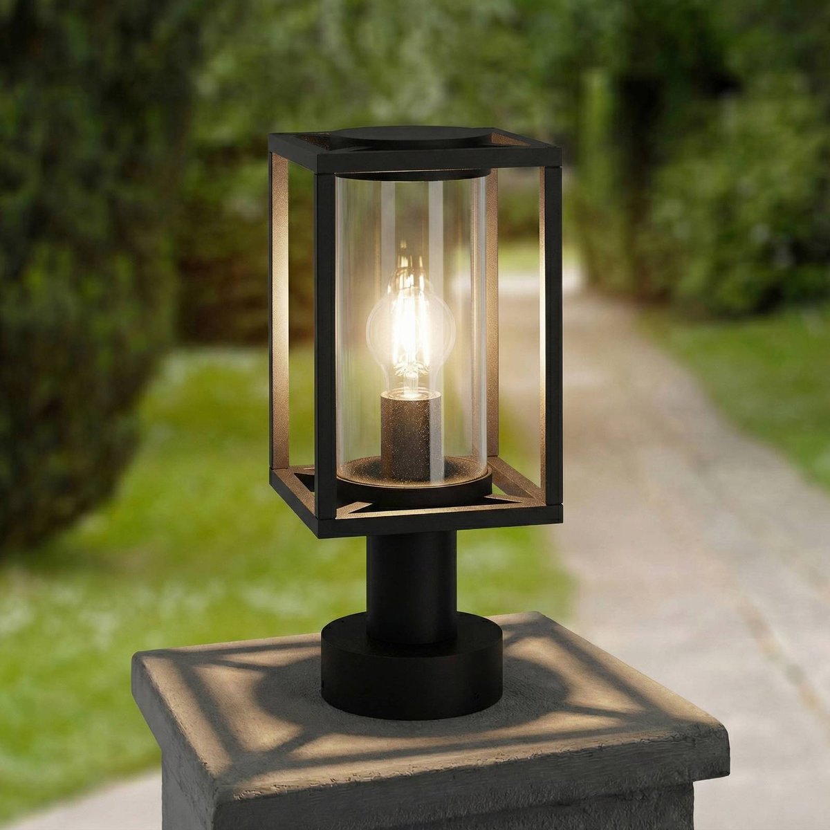 Luminaire extérieur en aluminium moderne anthracite, LUCANDE