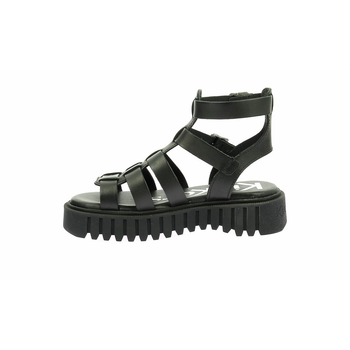 Kick Fabiola Leather Sandals black, KICKERS